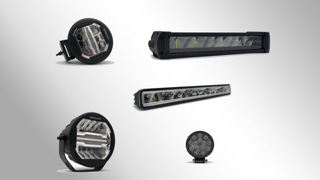 Product images of various kinds of NightViu® driving lights